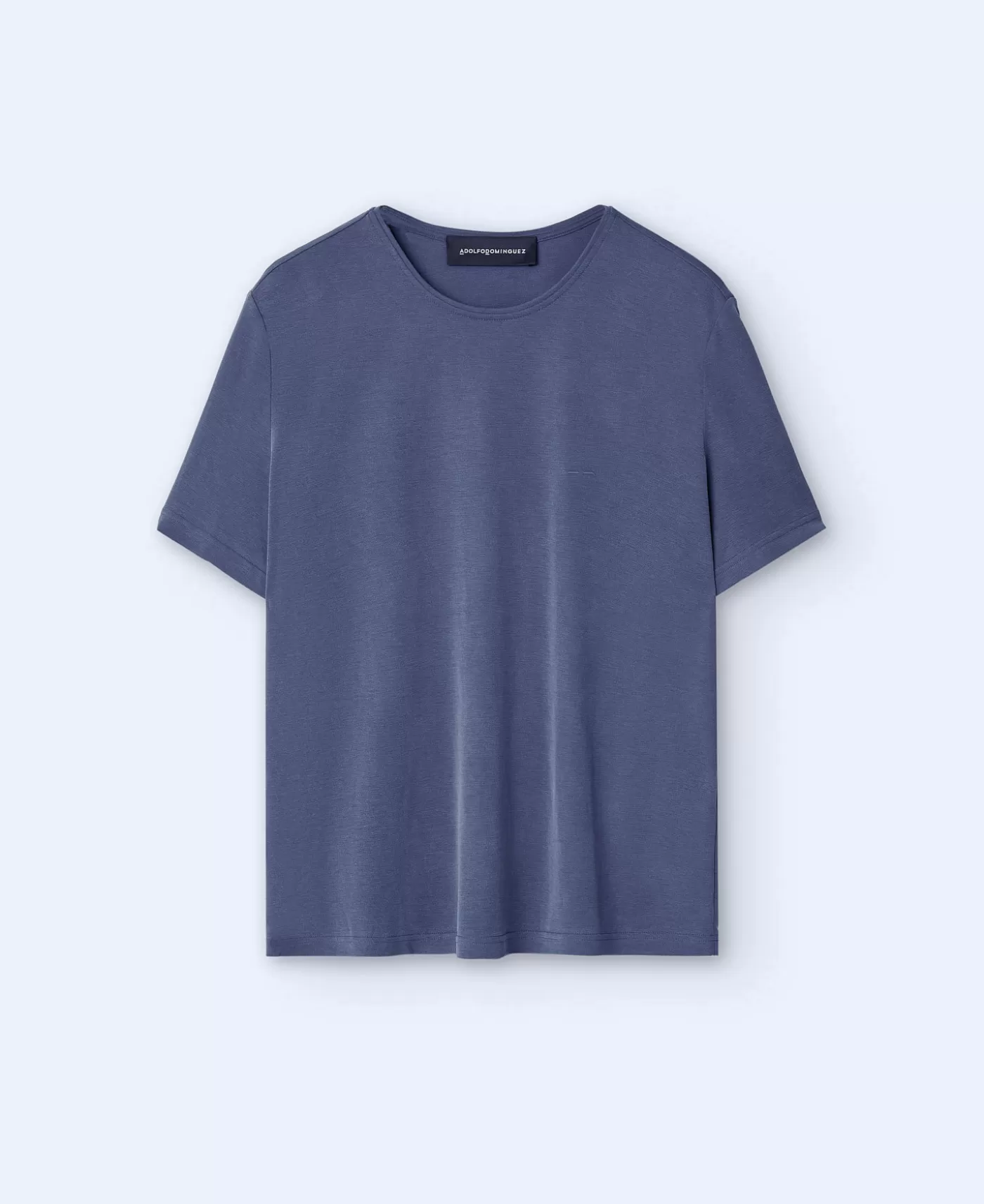 Hombre Adolfo Dominguez Camiseta Cuello Caja En Modal