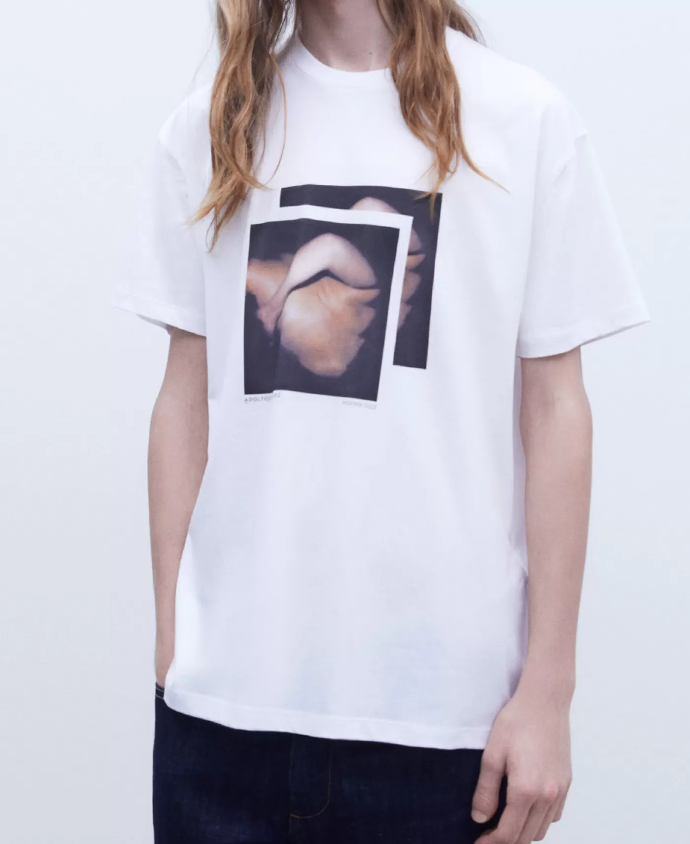 Hombre Adolfo Dominguez Camiseta Oversize Algodon Organico