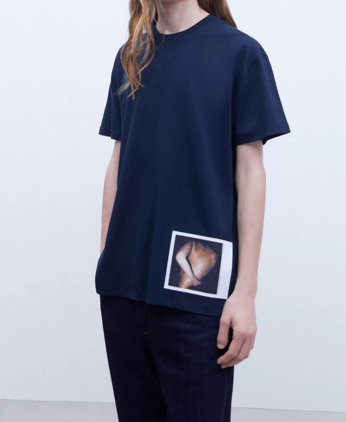 Hombre Adolfo Dominguez Camiseta Oversize Algodon Organico