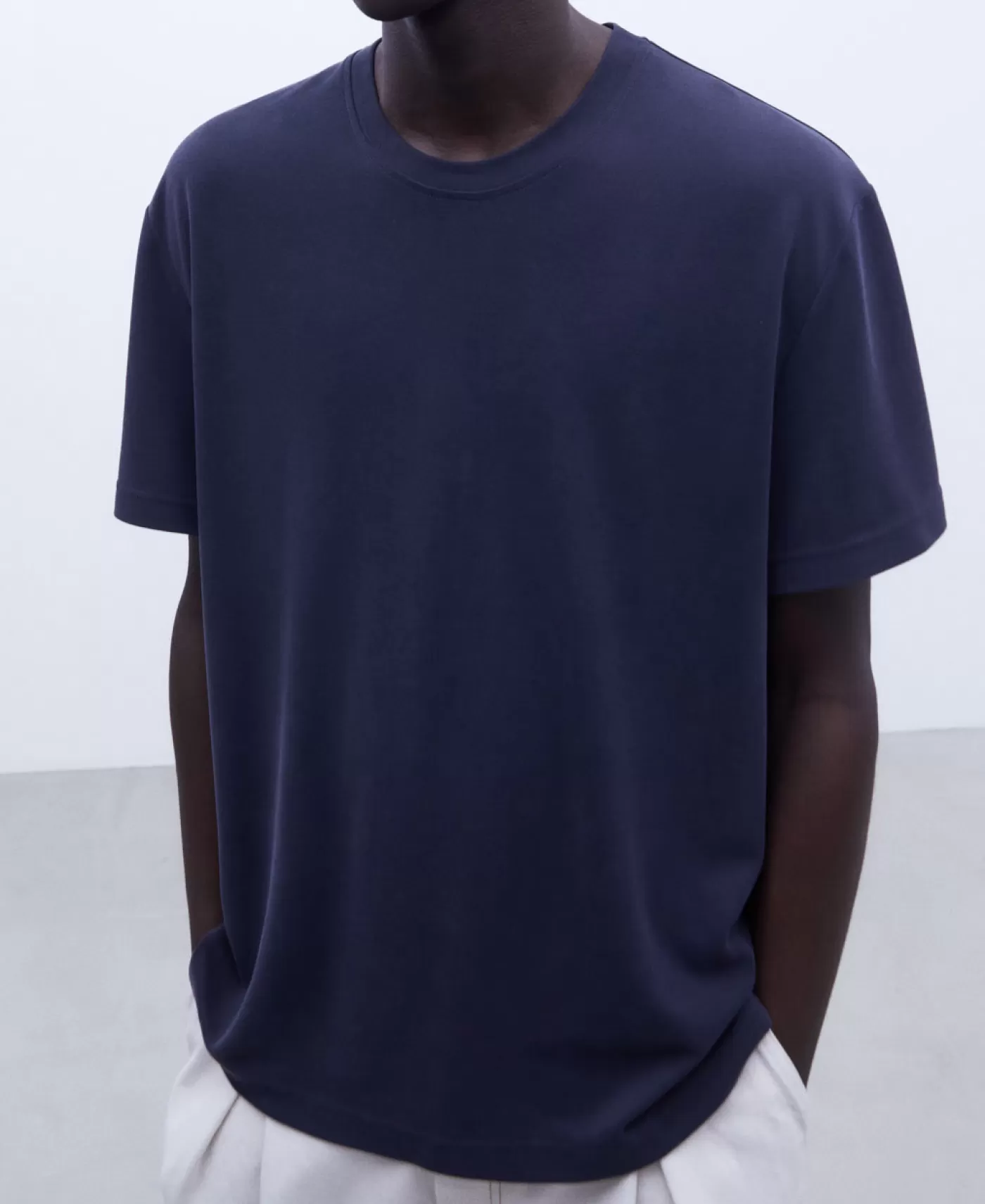 Hombre Adolfo Dominguez Camiseta Oversize En Modal