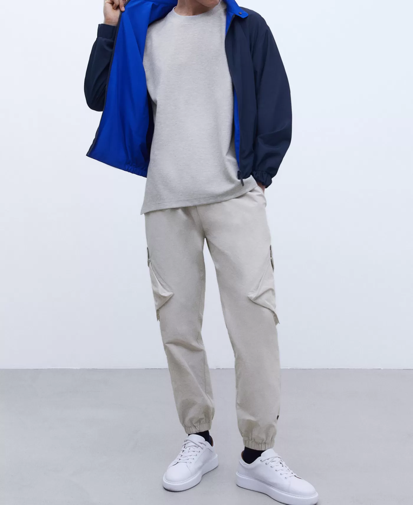 Hombre Adolfo Dominguez Camiseta Oversize Manga Murcielago