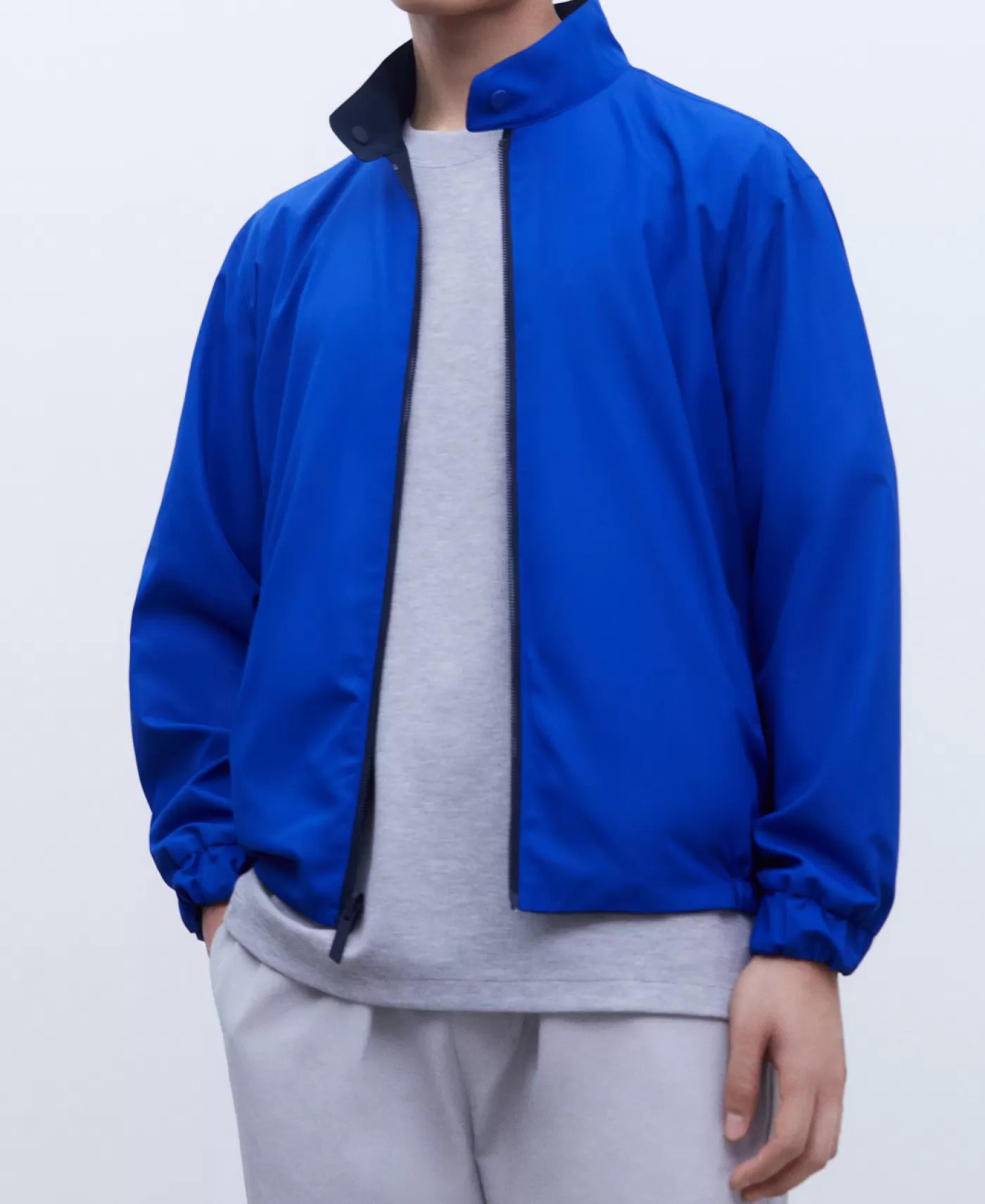 Hombre Adolfo Dominguez Chaqueta Harrington Reversible