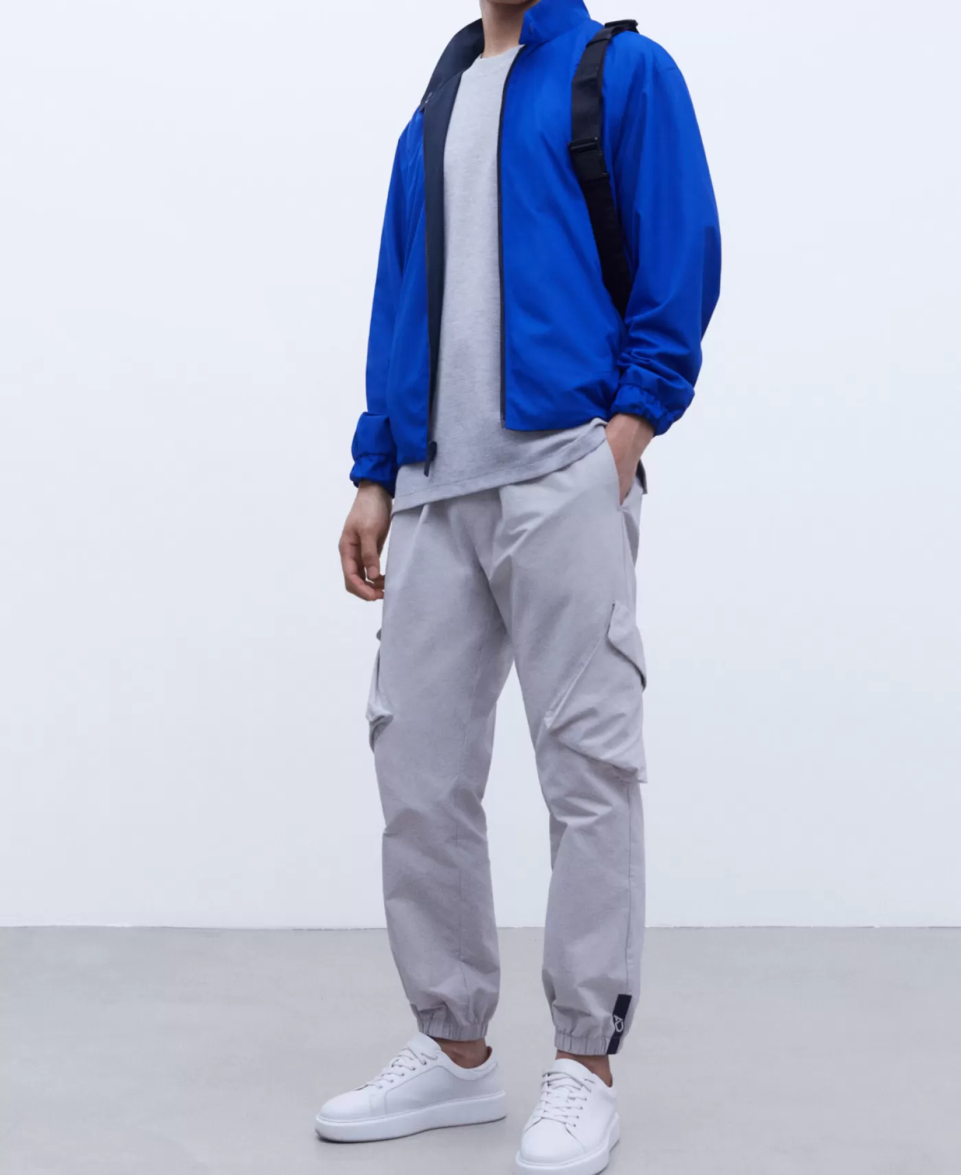 Hombre Adolfo Dominguez Chaqueta Harrington Reversible