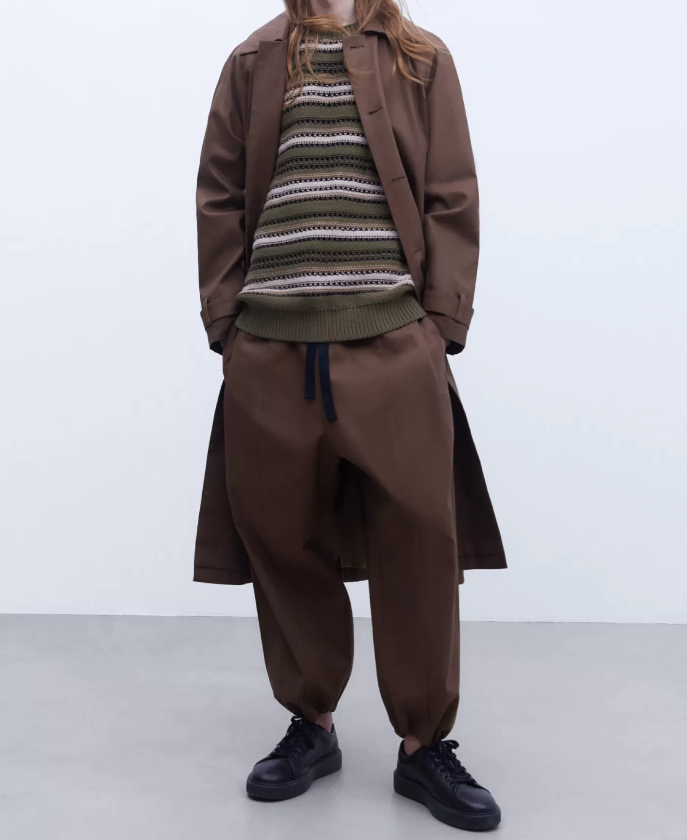 Hombre Adolfo Dominguez Gabardina Oversize En Algodon Encerado
