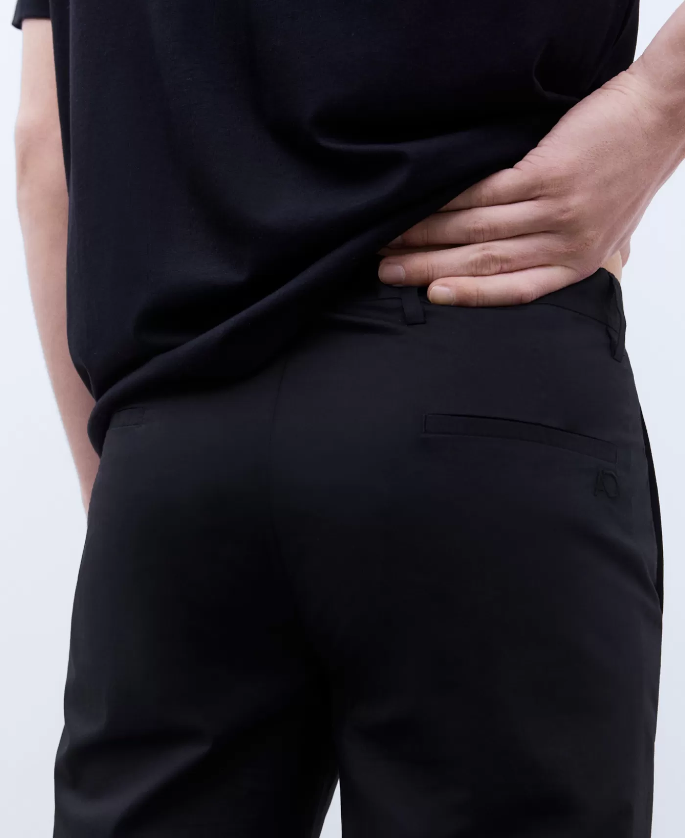 Hombre Adolfo Dominguez Pantalon Recto En Popelin De Algodon