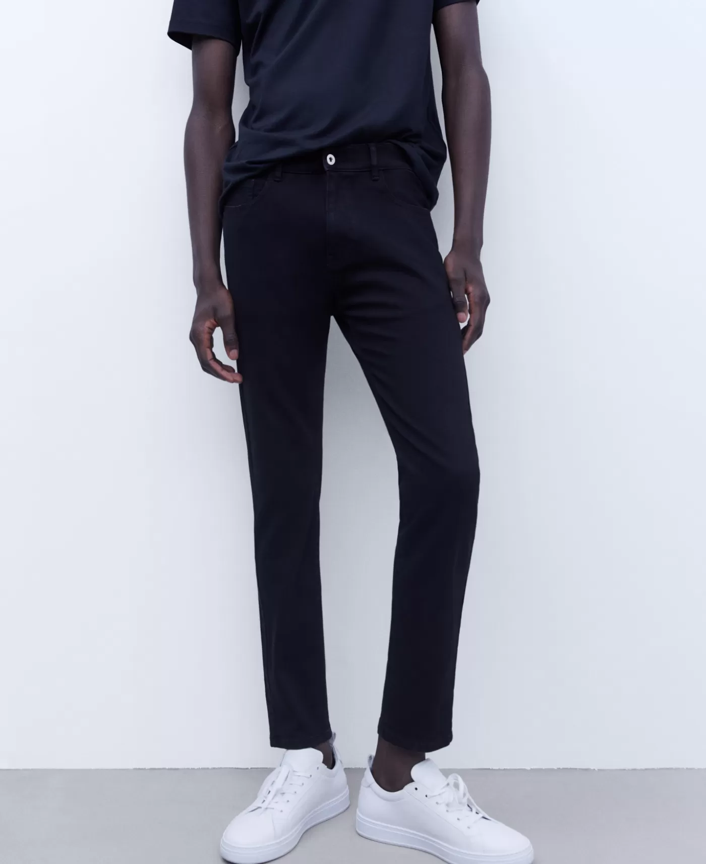 Hombre Adolfo Dominguez Pantalon Vaquero Slim Fit